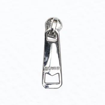 Silver Zipper Heads